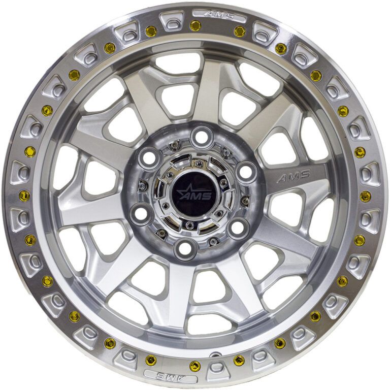 Llantas Aro 16X10 6X139 7 Et 25 Ams Silver Spider Set 4 Llantas