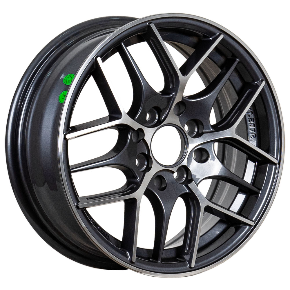 Llantas Aro 14X5 5 4X100 4X114 3 Et35 Rgw Grey Machine Yl5842 Set De 4