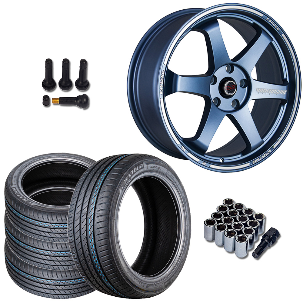 Pack Aro 18 Llantas 18X8 5X114 3 ET35 RAYS VOLK R 225 40R18 92W