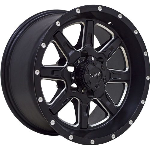 Tuff At. 16X8 5X114 8 Arms Black (Set 4 Llantas)