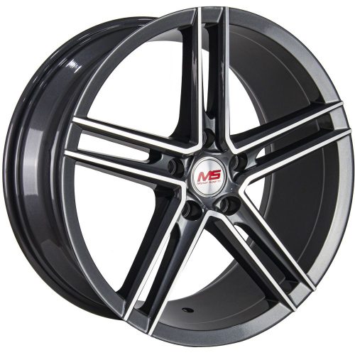 Llantas Aro 18X8 5X114.3 Et+45 Motor Sport Ms Star Silver (Set 4 Llantas)