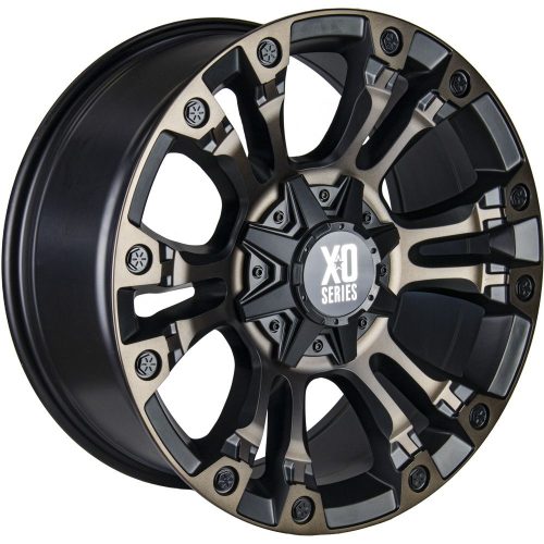 Llantas Aro 20X9 6X114 Et-5 Hd Series Black-Bronce (Set 4 Llantas)
