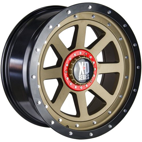 Llantas Aro 20X9 6X139.7 Et0  Hd Series Black-Bronce (Set 4 Llantas)