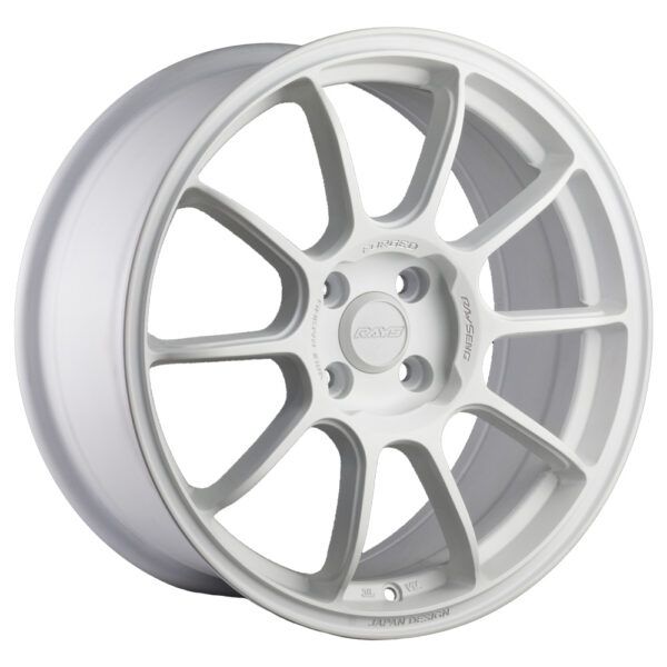 Rays 17X7.5 4X100 Et35 Volk Racing White (Set 4 Llantas) – Venta Store