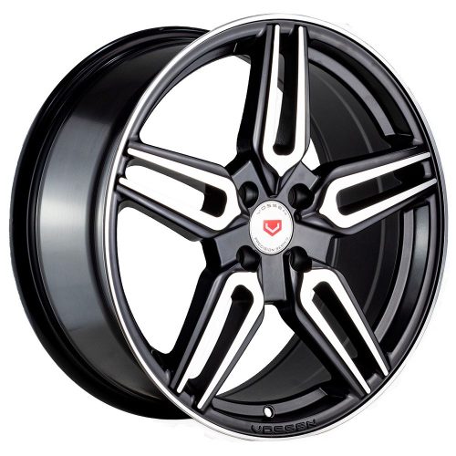 Llantas Aro 17X7.5 4X100 Et35 Vossen Star Mate Black (Set 4 Llantas)