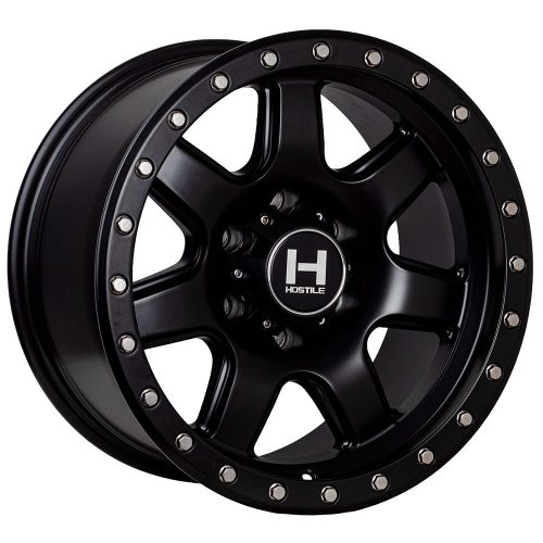 Llantas Aro 17X9 6X139.7 Et-12  Hostile Matte  Black 7143 (Set 4 Llatnas)