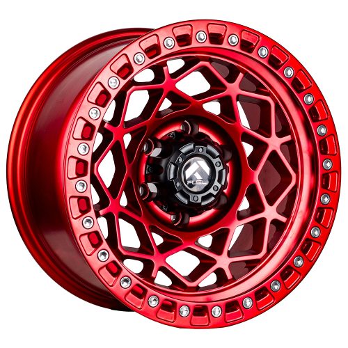 Llanta Aro 17X9 6X139.7 Et0 Fuel Rojo Matte R119 (Set 4 Llantas)