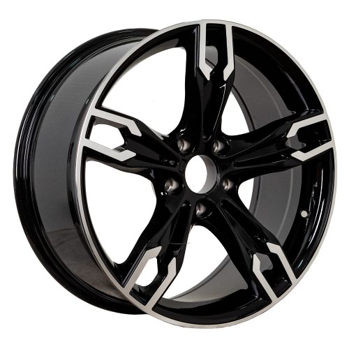 Llantas Aro 19X8.5 5X120 Et35 Ykw 207 Black Machine (Set 4 Llantas)