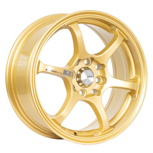 Llantas Aro 15X6.5 4×100 4×114.3 ET38 YL630 Advan Gold (Set De 4 Llantas)