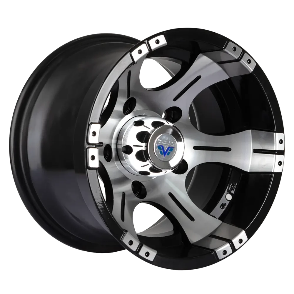 LLanta aro 15X10 5X160 P04 ET-44 Black MB (Set 2 Llantas)